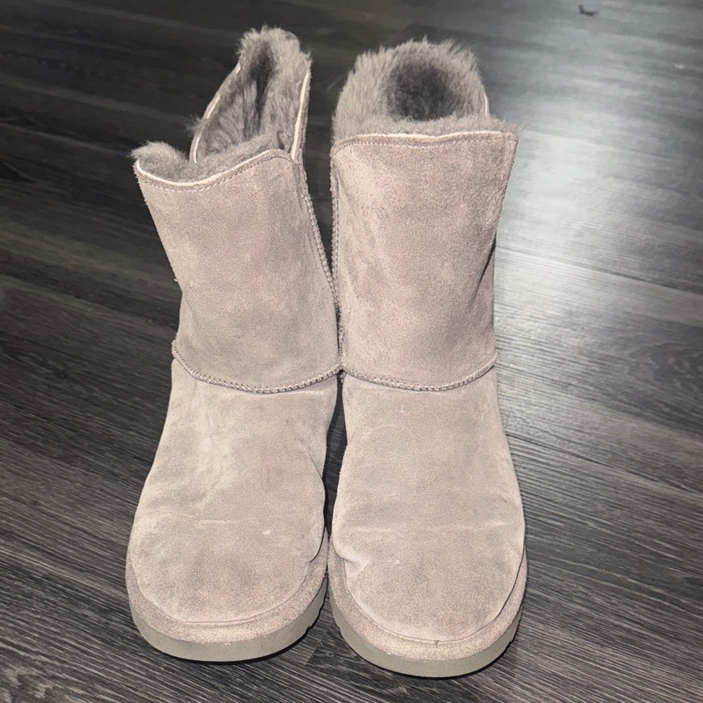 UGG Women's Gray Suede Winter Boots